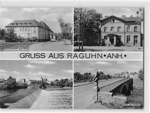 39123921 raguhn mit bahnhof - -,