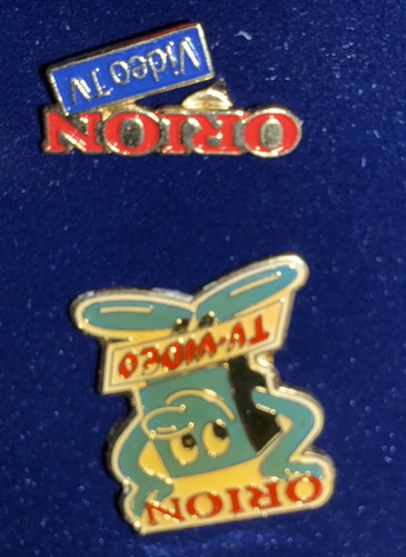 Orion video vintage pins - orion,