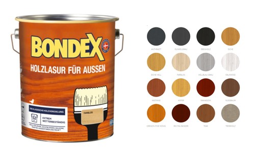 Bondex holzlasur für aussen - holzlasur,