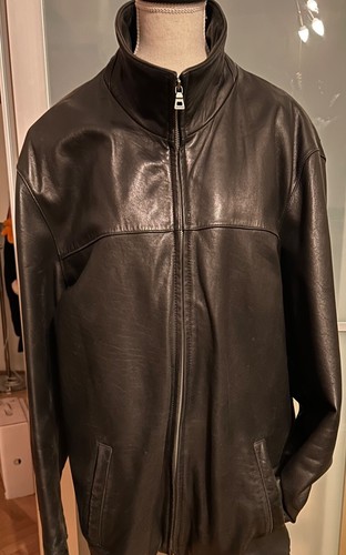 Retro lederjacke trapper - lederjacke,