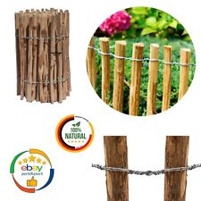 Staketenzaun Gartenzaun Holzzaun Zaunlatte Haselnussholz Teichumrandung 50-120cm