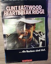 Heartbreak Ridge Filmposter Filmplakat Rarität Eastwood Vhs Mediabook