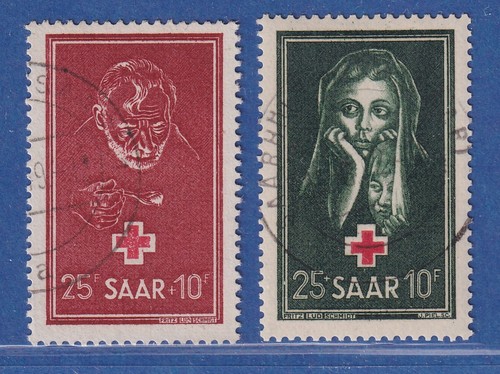 Saarland 1950 1951 rotes - 1950,