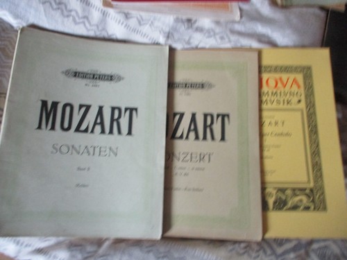 Mozart konvolut noten - mozart,