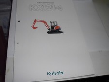 KUBOTA KX121-3 KOMPAKTBAGGER 10 Seiten BROSCHÜRE