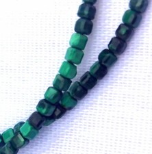 Malachit Kette - 925er Silber