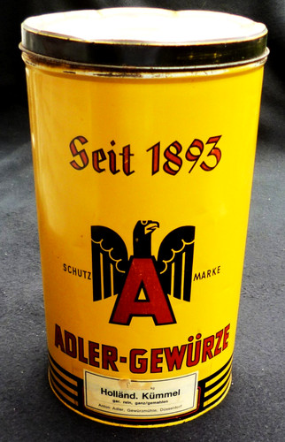 Alte große blechdose adler - blechdose, -adler