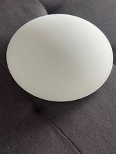 RZB Ersatzglas Flat Basic Kuppel rund Abdeckung Glas opal seidenmatt D=370mm