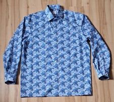 Olymp Hemd Luxor Comfort Fit Blau gemustert Gr.42 NEU