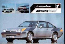 Opel Manta , Irmscher,  Prospekt, 9.1981,   neuwertig!!