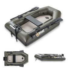 Schlauchboot mit Luftboden grün Mivardi Angelboot 180 cm Paddelboot Anglerboot