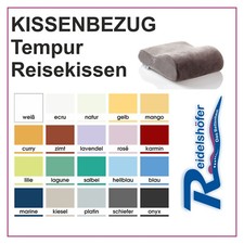 Kissenbezug für das Tempur Reisekissen (25 x 31 cm) m. Reißverschluß, Fa. Kneer