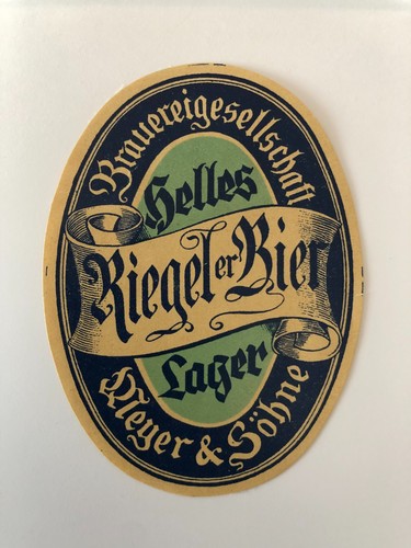Bieretikett brauerei meyer - brauerei, &