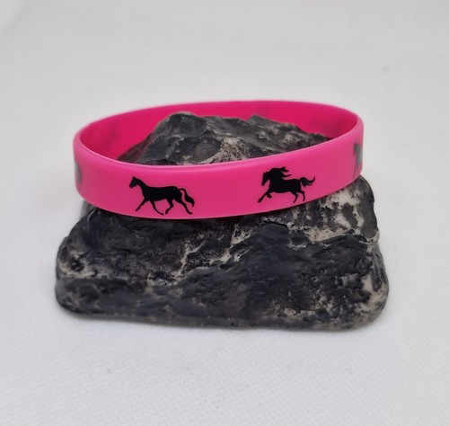Pferde armband aus silkon - pferde,
