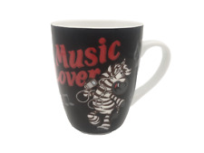 NICI Tasse tanzendes ZEBRA "Music Lover" WILD FRIENDS Becher Kaffeetasse Musik