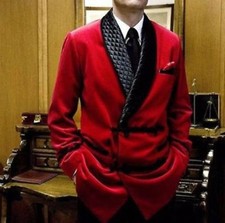 Herren Rot Rauchen Jacken
