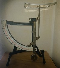 Alte Briefwaage mit 3 Scalen bis 2 kg - Neigungswaage Knickhebelwaage