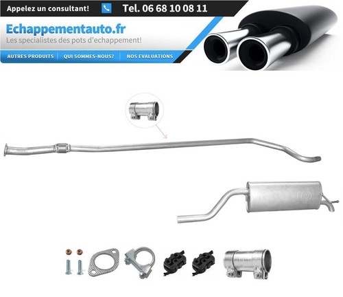 Auspuff kit fiat - auspuff, /