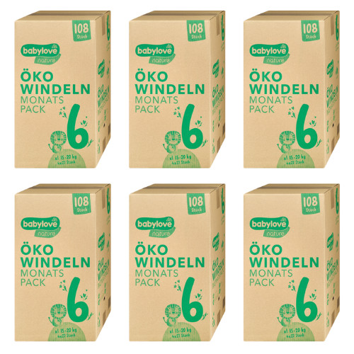 108 babylove windeln - x, st.