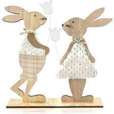 Osterhase Deko Holz Holzfigur