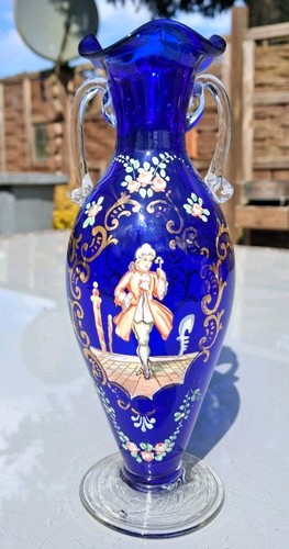 Vintage murano kobaldglas - vintage,