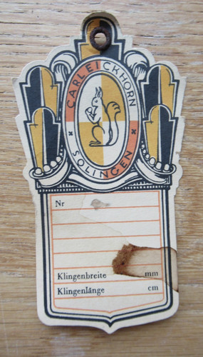 Altes herstelleretikett für - altes,
