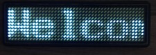 Bluethooth LED Namensschild in