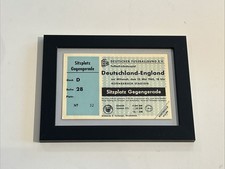 Mint Deutschland England Ticket 1965 Nürnberg Stadion Fußball Rarität