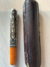 silber niello cheroot halter