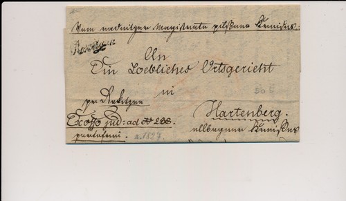 österreich 1827 brief - 1827,
