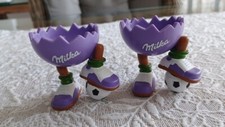 2 Milka Eierbecher Kraft Food Jahr 2006 Fußball Spieler