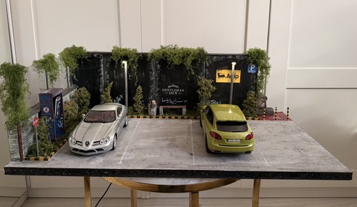 Diorama parking usa - diorama,