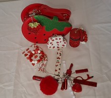 18tlg Handtaschen Set Erdbeere