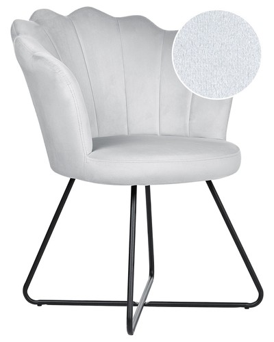 Sessel muschel design samt - sessel, muschel-design