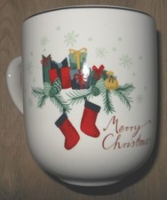 Tchibo TCM Jumbobecher Glanzdekor, Weihnachten, ca. 470ml, Porzellan, NEU in OVP