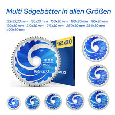 FALKENWALD ® Multi Kreissägeblatt Sägeblatt für Holz Metall Alu - Ø 85 - 315 mm