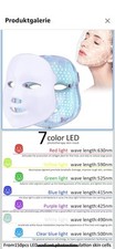 7 Farben LED Gesichtsmaske