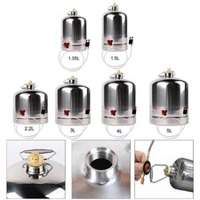 Edelstahl Gasflasche