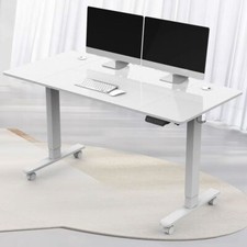 Höhenverstellbarer Computertisch Schreibtisch Elektrisch 72-118cm Höhe 140x70cm