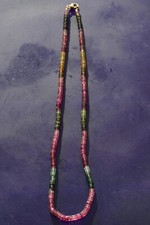 Tourmaline necklace gold 90 ct