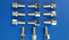 12 Radschrauben passend für Original Alufelgen Smart Fortwo Cabrio , Coupe