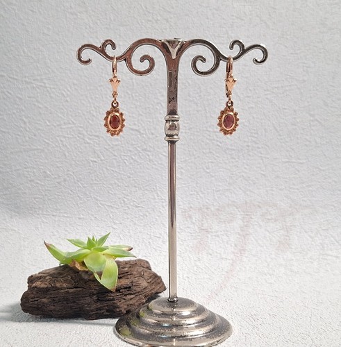 Granatschmuck ohrringe - granatschmuck,
