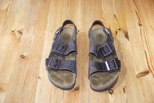 Birkenstock  Sandalen Damen Original Leder Milano braun   Gr 38         (21125)