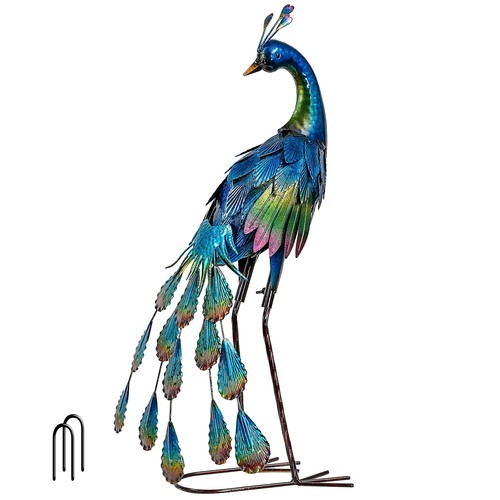 Gartendeko metall pfau 457cm - gartendeko,