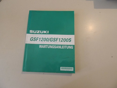 Werkstatthandbuch suzuki gsf - suzuki,
