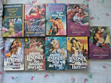 10 historische Liebesromane,Frauenromane  Johanna Lindsey Die Rache der liebe ua