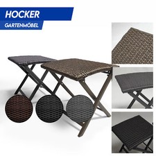 2x Klapphocker Set Gartenstuhl