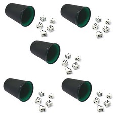 5 Stück Knobelbecher