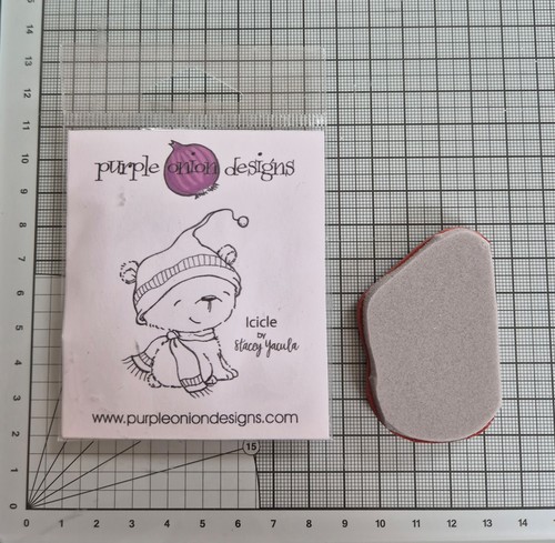 Purple onion designs stempel - onion,