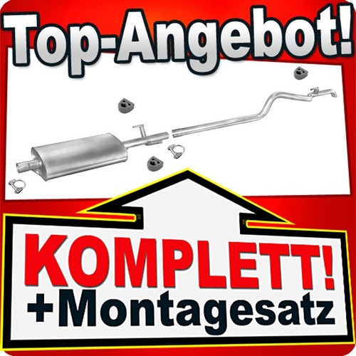 Auspuff für 2 - auspuff, sdi